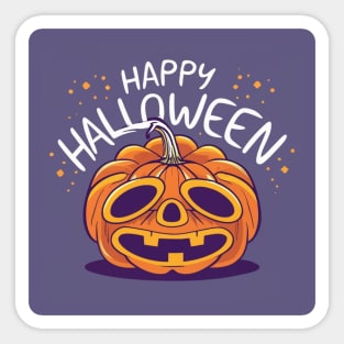 Happy Halloween pumpkin Sticker